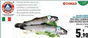 Conad Conad Trota Iridea Salmonata offerta