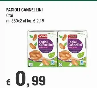 Crai Crai Fagioli Cannellini offerta