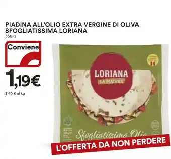 Coop Loriana Piadine offerta
