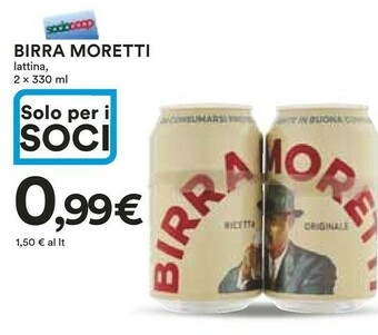 Coop Moretti Birra offerta
