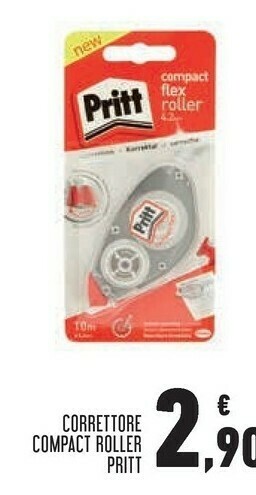Conad Pritt Correttore Compact Roller offerta