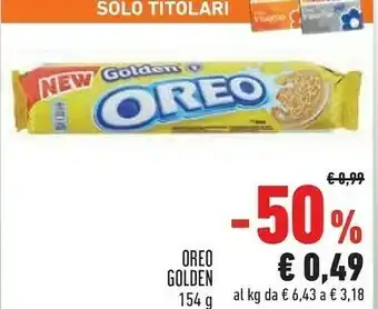 Conad Oreo Golden offerta