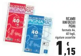 Conad Pigna Conad Ricambi Rinforzati offerta