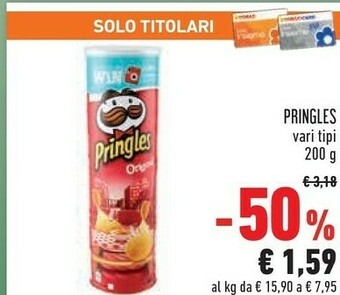 Conad Pringles Patatine Fritte offerta