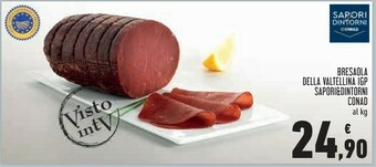 Conad Conad Sapori & Dintorni Bresaola Della Valtellina IGP offerta
