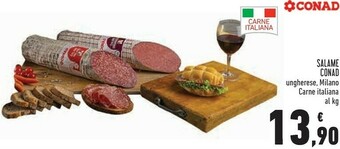 Conad Conad Salame Ungherese, Milano offerta