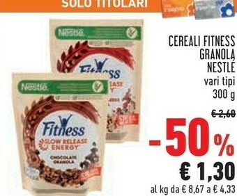 Conad Nestlè Cereali Fitness offerta