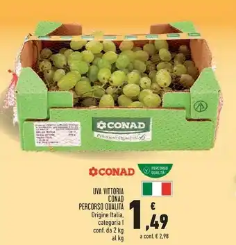 Conad Conad Uva Vittoria offerta