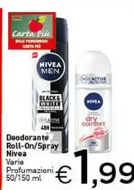 Crai Nivea Dry Comfort Roll On Donne Deodorante Roll-on 50 Ml offerta
