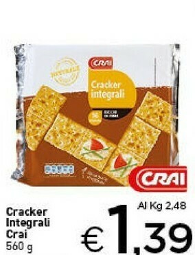 Crai Crackers offerta