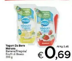 Crai Merano Yogurt da bere offerta