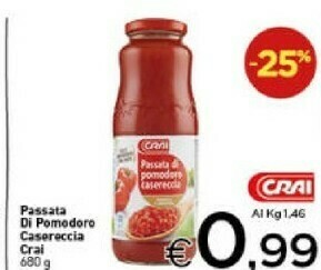 Crai Passata di pomodoro offerta