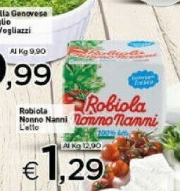 Crai Nonno Nanni Robiola offerta