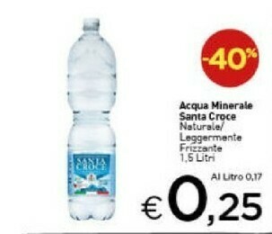 Crai Santa croce Acqua offerta