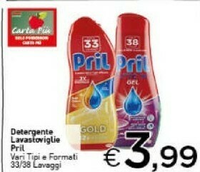 Crai Pril Detersivo lavastoviglie offerta