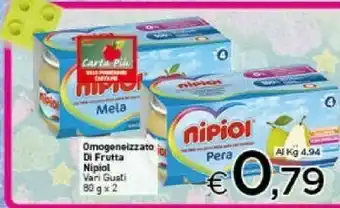 Crai Nipiol Omogeneizzati offerta
