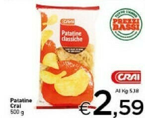 Crai Patatine fritte offerta