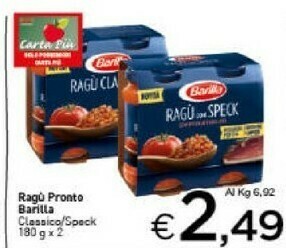 Crai Rago Ragù offerta
