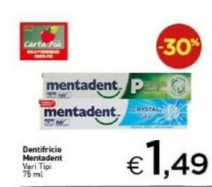 Crai Mentadent Dentifricio offerta