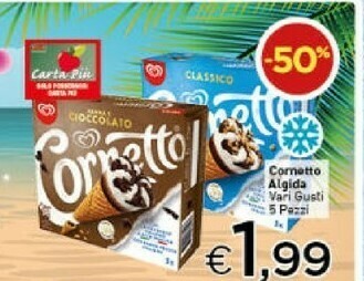 Crai Algida Cornetto offerta