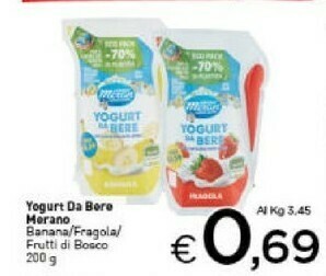 Crai Merano Yogurt da bere offerta