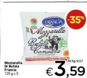 Crai Mozzarella di bufala offerta