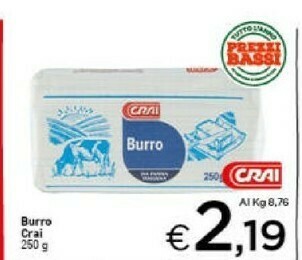 Crai Burro offerta