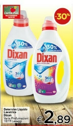 Crai Dixan Detersivo lavatrice offerta