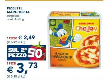 Esselunga Pizzette Margherita offerta
