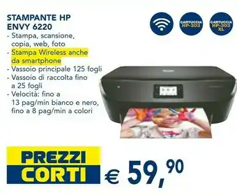 Esselunga HP Stampante Envy 6220 offerta