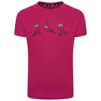 Decathlon Maglietta bici bambini dare 2b go beyond fucsia offerta