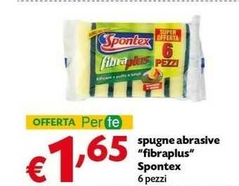 Pam Spontex Spugne Abrasive Fibraplus offerta