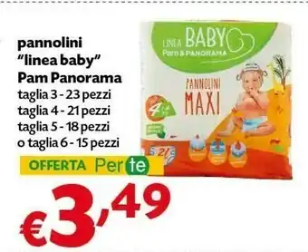 Pam & Panorama Pannolini Linea Baby Taglia 4