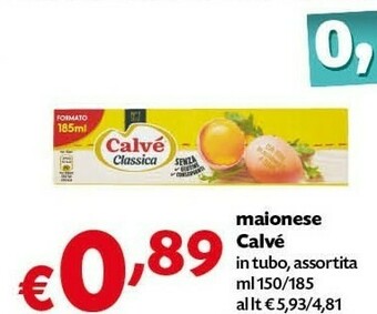 Pam Calvè Maionese Classica offerta