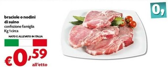 Pam Braciole O Nodini Di Suino offerta