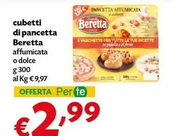 Pam Beretta Beretta - Pancetta Dolce a Cubetti offerta