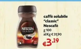 Pam Nescafé Caffe Classic offerta