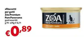 Pam Pam & Panorama Zoa Premium Sfilaccetti Per Gatti offerta
