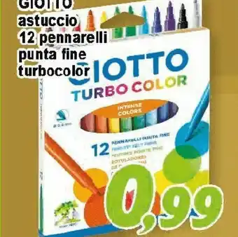 Supermercati Emark FILA Astuccio 12 Pennarelli Turbo Maxi Giotto offerta
