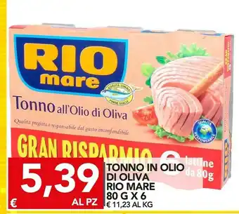 TuoDi Rio Mare Tonno All'Olio Di Oliva offerta