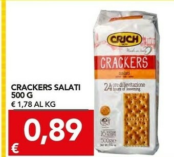 TuoDi Crich Crackers Salati 500 G(ml) offerta