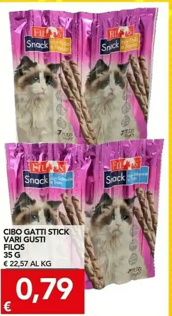 TuoDi Filos Cibo Gatti Stick offerta