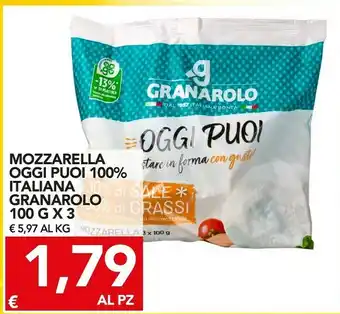 TuoDi Granarolo Oggi Puoi Mozzarella 300 G(ml) offerta