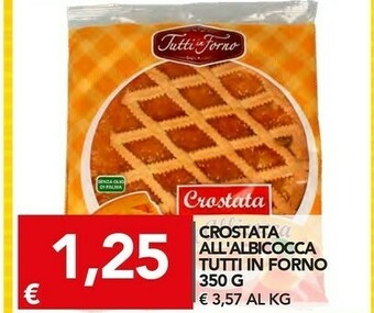 TuoDi Tutti In Forno Crostata All'albicocca 350g offerta