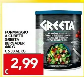 TuoDi Bergader Formaggio A Cubetti Greeta offerta