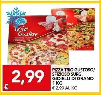 TuoDi Gioielli di grano Pizza Trio Gustoso 1000g offerta