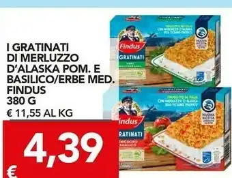 TuoDi Findus I Gratinati Di Merluzzo Alaskapom. E Basilico offerta