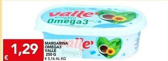 TuoDi Vallè Margarina Omega 3 250 G(ml) offerta