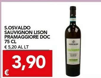 TuoDi S.osvaldo Sauvignon Lison Pramaggiore Doc offerta