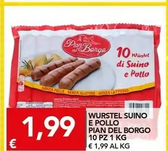 TuoDi Del borgo Wurstel offerta